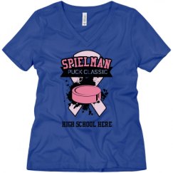 Ladies Relaxed Fit V-Neck Tee