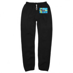 Unisex Long Scrunch Sweatpants