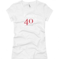 Ladies Slim Fit Basic Promo Jersey Tee