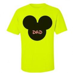 Unisex Ultra Cotton Safety Neon Crewneck Tee