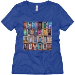 Ladies Relaxed Fit V-Neck Tee