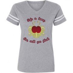 Ladies Relaxed Fit Vintage Sports Tee