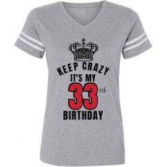 Ladies Relaxed Fit Vintage Sports Tee