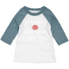 Toddler 3/4 Sleeve Raglan Tee