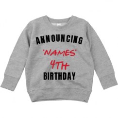 Toddler Crewneck Basic Promo Sweatshirt