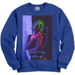 Unisex Film and Foil Crewneck Sweatshirt