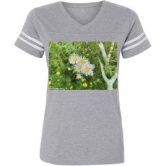 Ladies Relaxed Fit Vintage Sports Tee