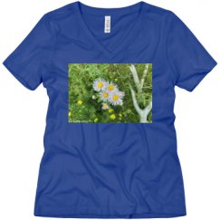 Ladies Relaxed Fit V-Neck Tee