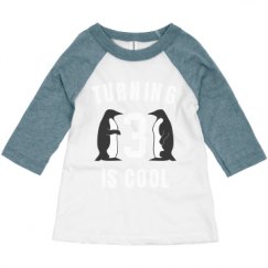 Toddler 3/4 Sleeve Raglan Tee