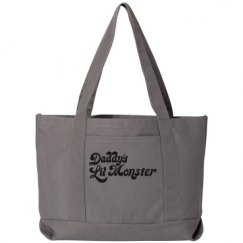 Seaside Cotton Canvas Pigment-Dyed Boat Tote Bag