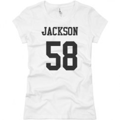 Ladies Slim Fit Basic Promo Jersey Tee