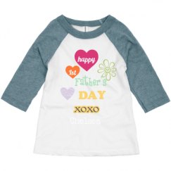 Toddler 3/4 Sleeve Raglan Tee