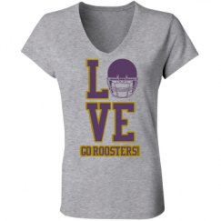 Ladies Slim Fit V-Neck Jersey Tee