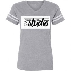 Ladies Relaxed Fit Vintage Sports Tee