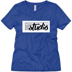 Ladies Relaxed Fit V-Neck Tee