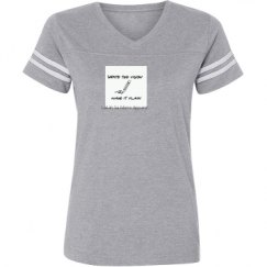 Ladies Relaxed Fit Vintage Sports Tee