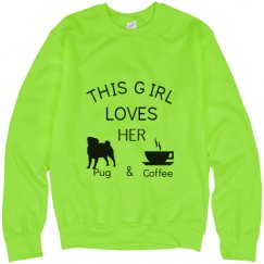 Unisex Neon Crewneck Sweatshirt