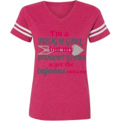 Ladies Relaxed Fit Vintage Sports Tee