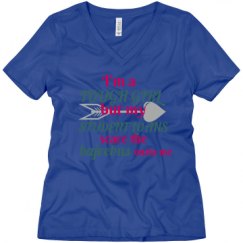 Ladies Relaxed Fit V-Neck Tee