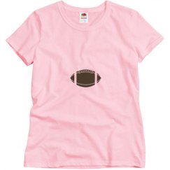 Ladies Semi-Fitted Relaxed Fit Basic Tee