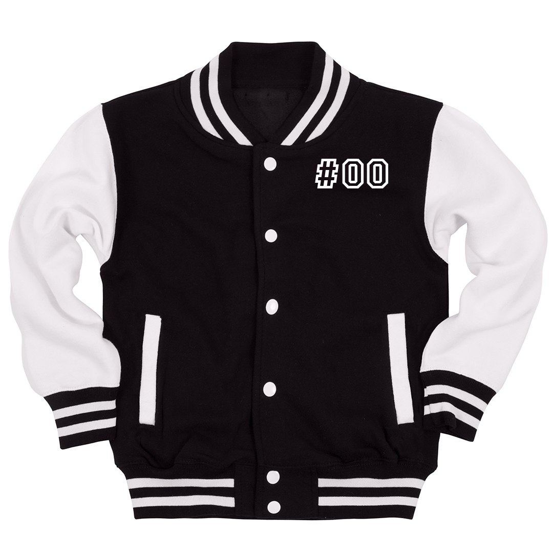 Custom Name Number Basketball Design - Unisex Sport-Tek Fleece Letterman  Varsity Jacket