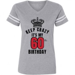 Ladies Relaxed Fit Vintage Sports Tee