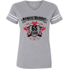 Ladies Relaxed Fit Vintage Sports Tee