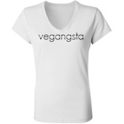 Ladies Slim Fit V-Neck Jersey Tee