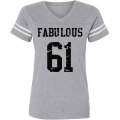 Ladies Relaxed Fit Vintage Sports Tee