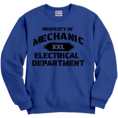 Unisex Film and Foil Crewneck Sweatshirt